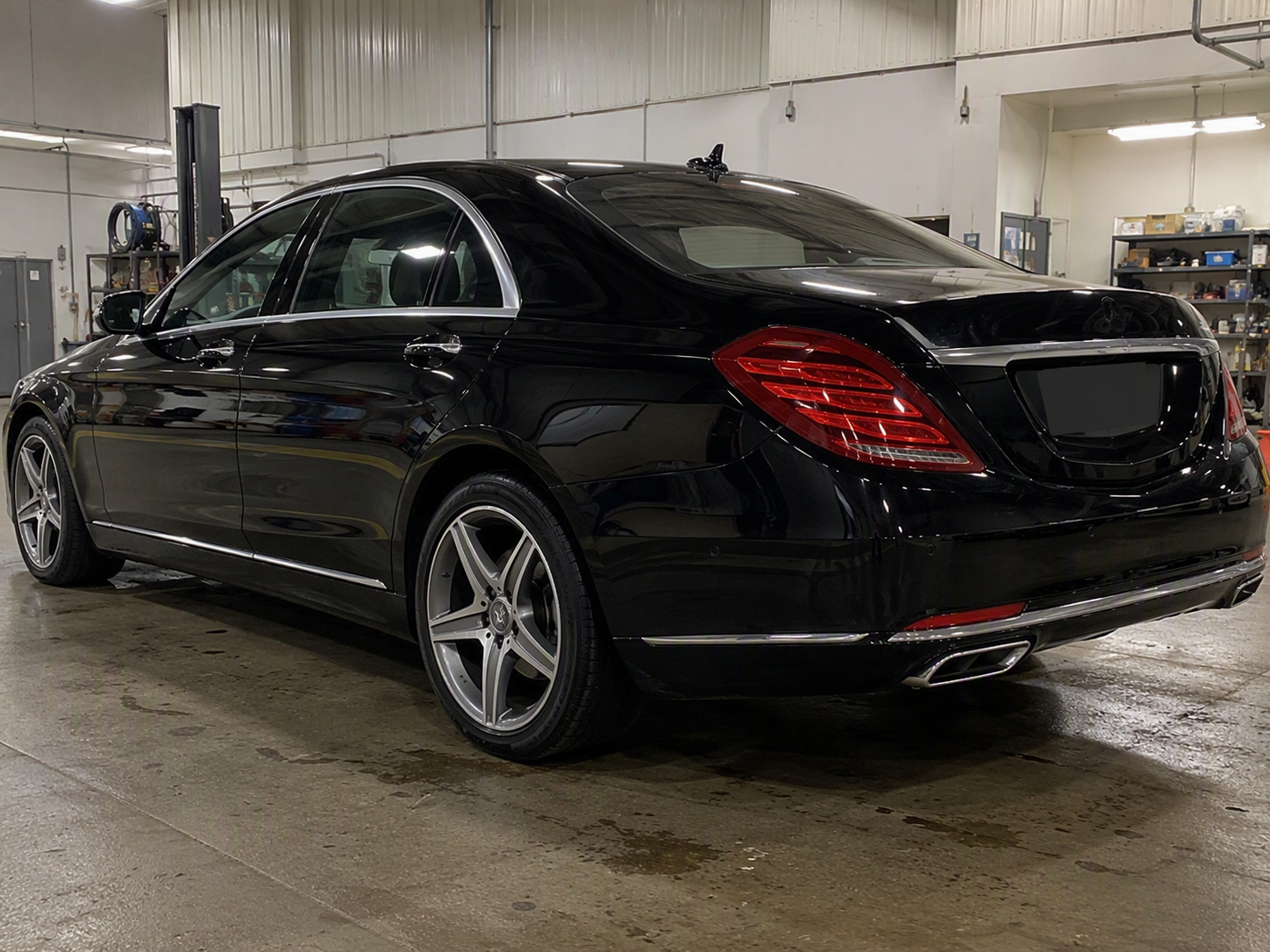 After · Mercedes repaired